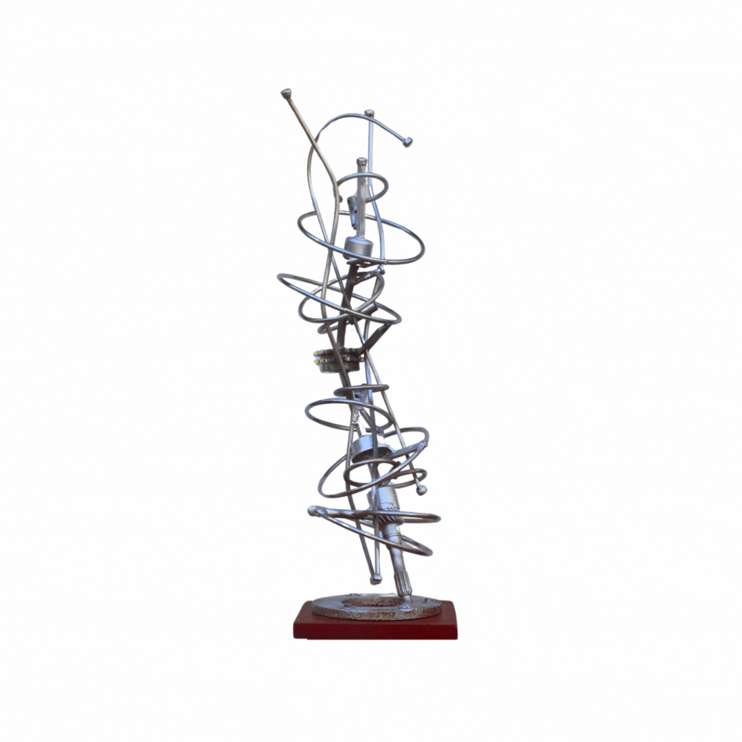 Ensayo con movimiento 40 x 23 x 28 cm